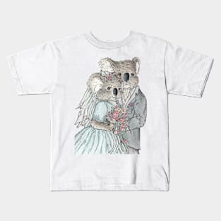 Koala Wedding Kids T-Shirt